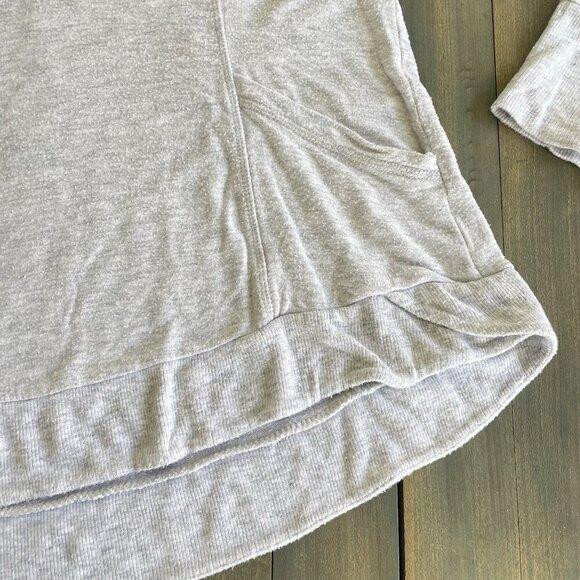 Yogalicious Grey Athletic Sweatshirt Mock Neck Collar Women’s Size Large (Q8) - Picture 3 of 9